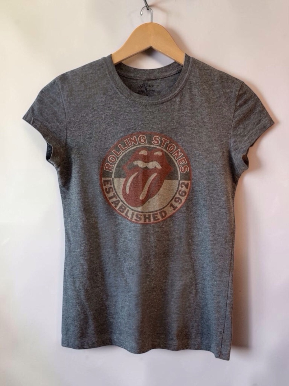 Rolling Stones Shirt Small Gray Rockware Anthill Y2K Band Tee vintage 2005